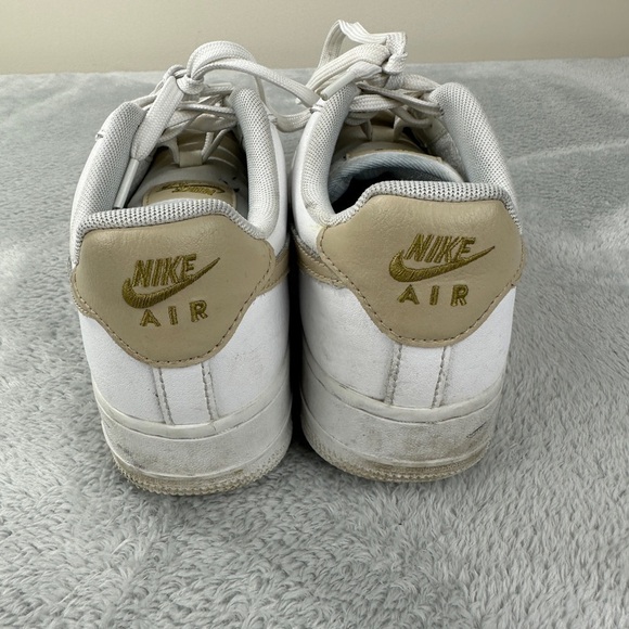 Nike Air Force 1 Essential White Beige Women's Size 7 5 - Picture 5 of 14
